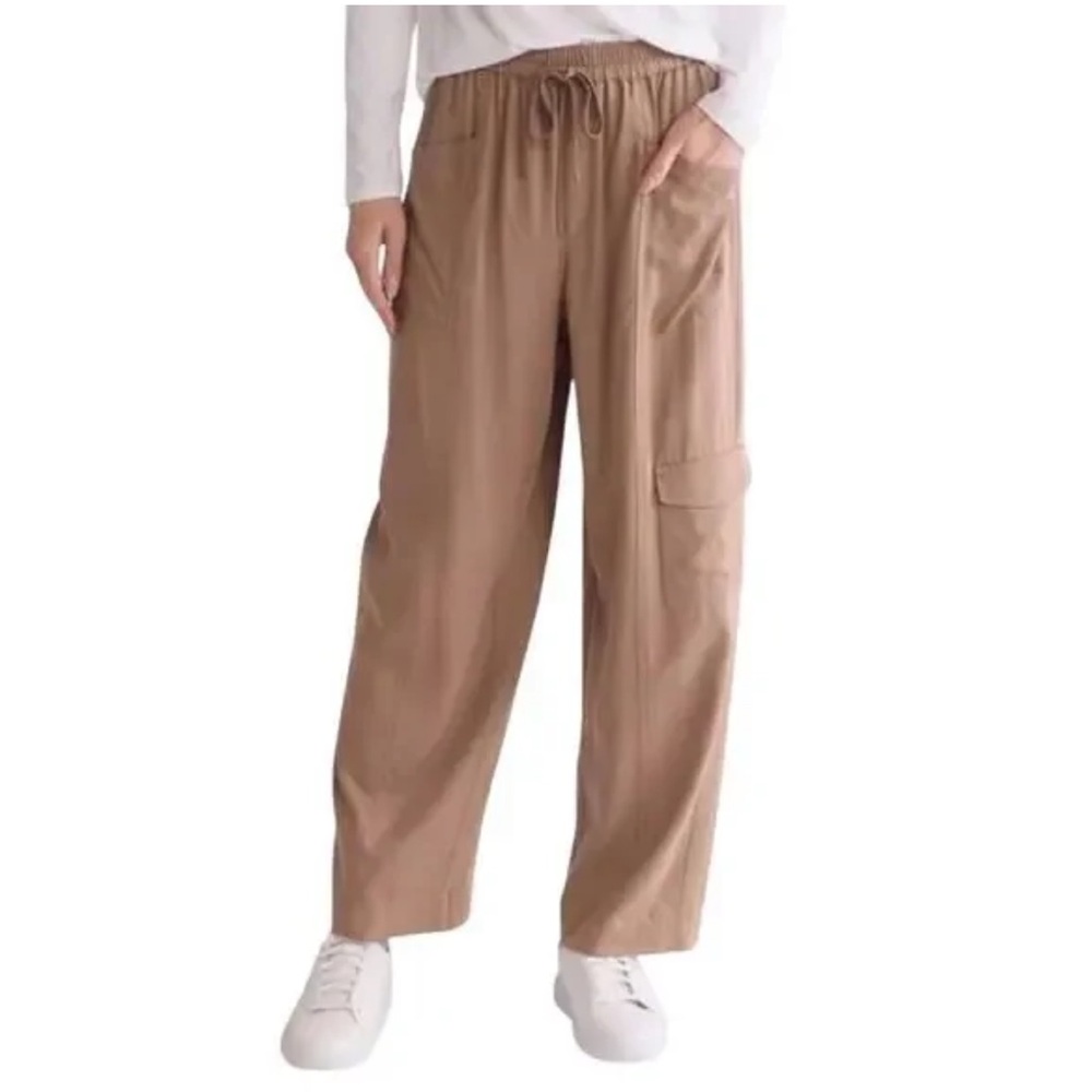 NEW Madewell Straight Cargo Pants Tan Sz S
